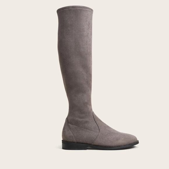 Gentle Soul by Kenneth Cole Women Grey Suede Emma Casual Tall Boots Size 5M - Picture 2 of 6
